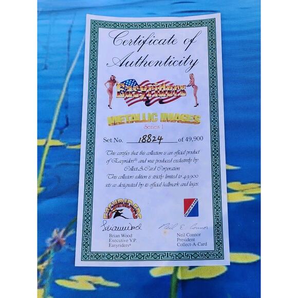 RARE Metallic Images EASYRIDERS Series 1 Motorcycles Complete 20 METAL CARD SET - Picture 2 of 4